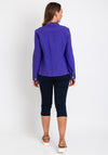 Robell Happy Denim Effect Jacket, Purple