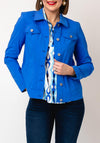 Robell Happy Denim Effect Jacket, Royal Blue