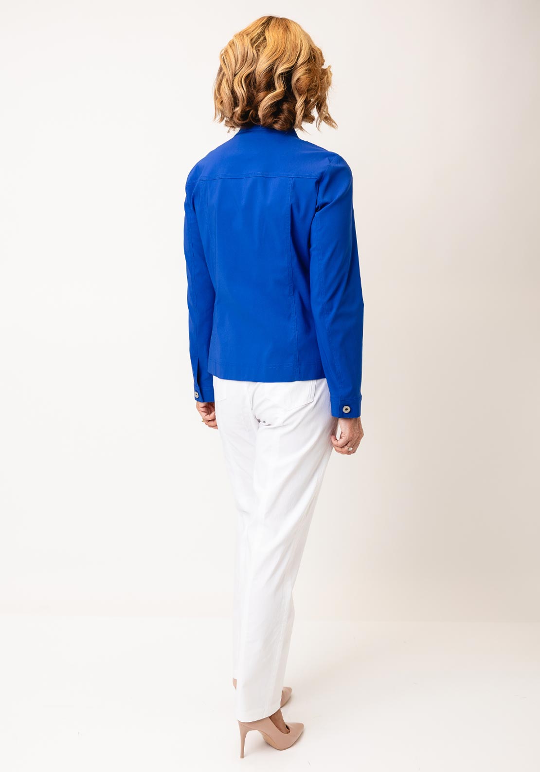 Robell Happy Denim Effect Jacket, Royal Blue
