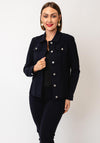 Robell Happy Denim Effect Jacket, Navy