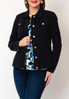 Robell Happy Denim Effect Jacket, Navy