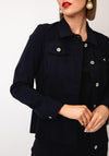 Robell Happy Denim Effect Jacket, Navy