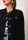 Robell Happy Denim Effect Jacket, Navy