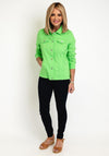 Robell Happy Denim Effect Jacket, Bright Green