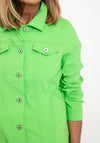 Robell Happy Denim Effect Jacket, Bright Green