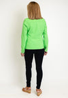 Robell Happy Denim Effect Jacket, Bright Green