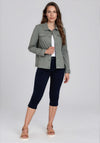 Robell Happy Denim Effect Jacket, Khaki