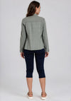 Robell Happy Denim Effect Jacket, Khaki