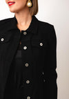 Robell Happy Denim Effect Jacket, Black