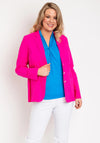 Robell Emilia Long Blazer Jacket, Fuchsia