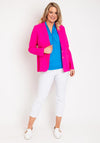 Robell Emilia Long Blazer Jacket, Fuchsia