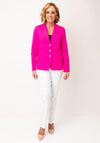 Robell Emilia Long Blazer Jacket, Fuchsia