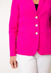 Robell Emilia Long Blazer Jacket, Fuchsia