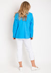 Robell Emilia Long Blazer Jacket, Blue