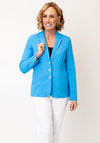 Robell Emilia Long Blazer Jacket, Blue