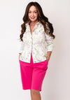 Robell Happy Floral Jacket, Green