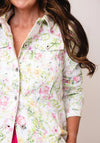 Robell Happy Floral Jacket, Green