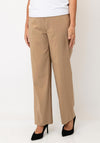 Robell Efi Straight Leg Trousers, Beige