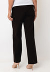 Robell Efi Straight Leg Trousers, Brown