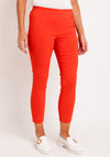 Robell Rose 09 Ankle Grazer Trousers, Bright Red