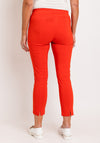 Robell Rose 09 Ankle Grazer Trousers, Bright Red