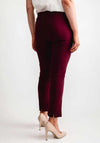 Robell Rose 09 Ankle Grazer Trousers, Wine