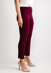 Robell Rose 09 Ankle Grazer Trousers, Wine