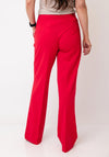 Robell Paula Wide Leg Pull On Trousers, Red