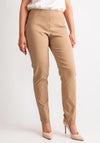 Robell Bella Full Length Stretch Trousers, Sand Beige