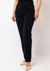 Robell Sahra Full Length Slim Fit Trouser, Navy