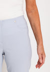 Robell Bella Full Length Stretch Trouser, Light Blue