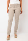 Robell Bella Slim Stretch Jeggings, Beige