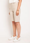 Robell Bella 04 Turn Up Shorts, Sand