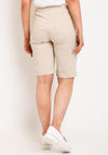 Robell Bella 04 Turn Up Shorts, Sand