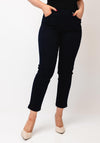 Robell Bella Petite 09 Tapered Denim Trousers, Navy