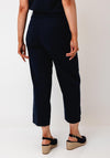 Robell Wide Leg 7/8 Length Jeans, Navy