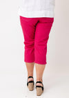 CRO Straight Leg Vera Capri Jeans, Pink