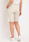 Robell Megan 04 High Rise Jean Shorts, Beige