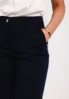 Robell Megan 04 High Rise Jean Shorts, Navy