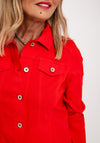 Robell Happy Denim Effect Jacket, Red