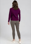 Robell Happy Denim Effect Jacket, Deep Violet