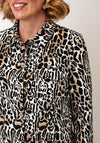Robell Happy Animal Print Jacket, Neutral