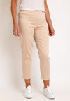 Robell Bella 09 Slim Cropped Trousers, Beige