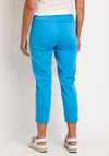 Robell Bella 09 Slim Cropped Trousers, Azure Blue