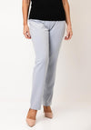 Robell Jacklyn Slim Fit Comfort Trousers, Light Grey