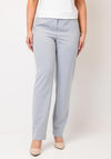 Robell Jacklyn Slim Fit Comfort Trousers, Light Grey