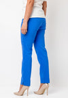 Robell Marie Full Length Slim Leg Trousers, Bright Blue
