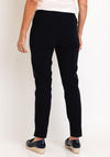 Robell Marie Full Length Slim Leg Trousers, Navy
