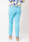 Robell Marie Full Length Slim Leg Trousers, Sky Blue