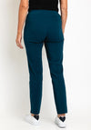 Robell Marie Full Length Slim Leg Trousers, Teal